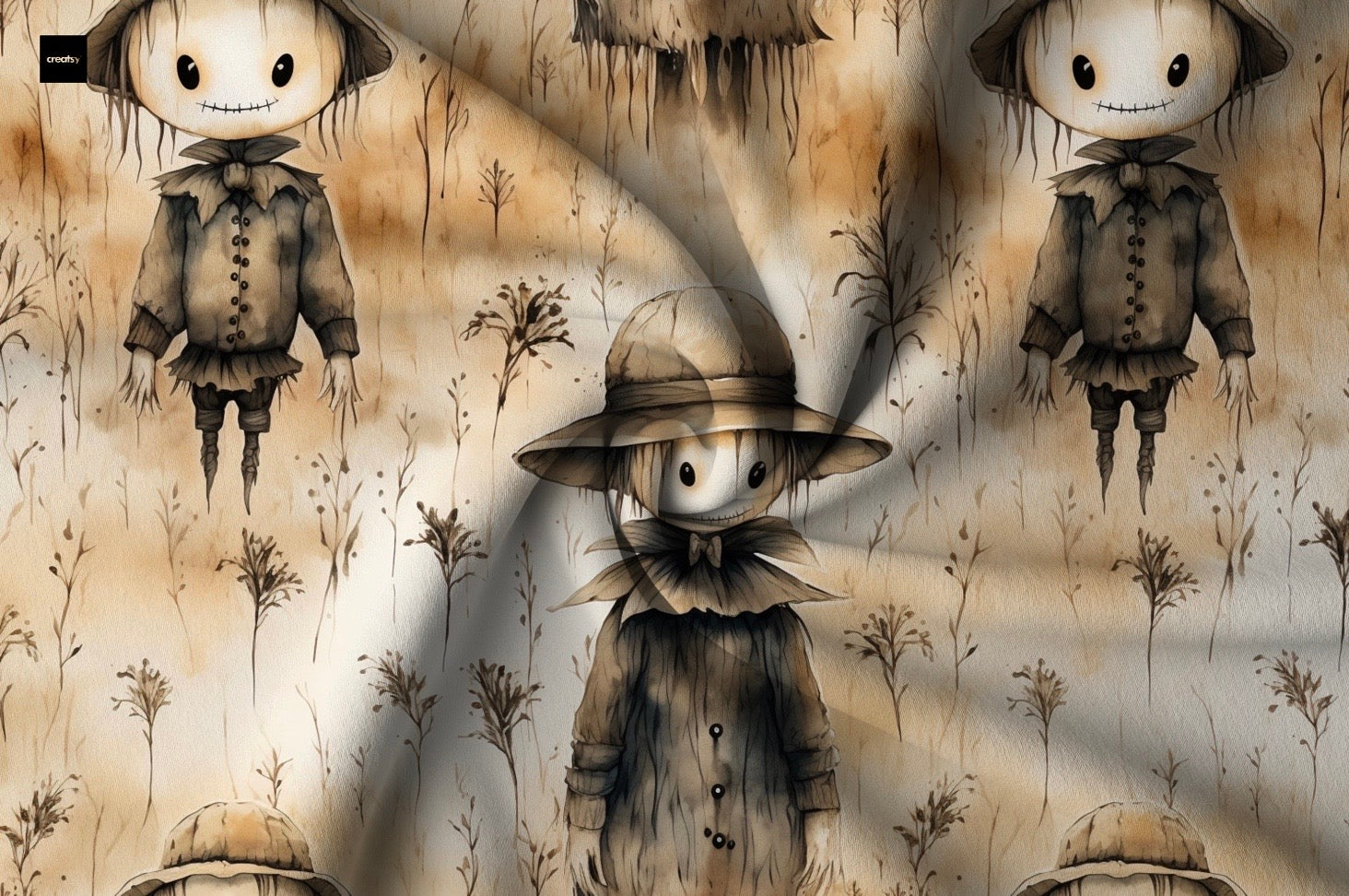 Sand Vogelscheuche Halloween